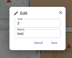 Figure 79. Edit Treatment Scenario dialog.