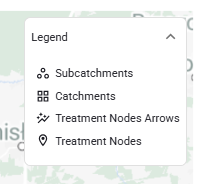 Figure 83. Legend used in the Treatment Scenario map preview.