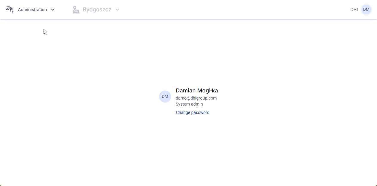 Figure 4. User profile page.