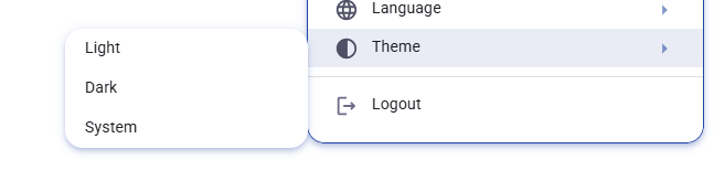 Figure 7. Theme selection menu.