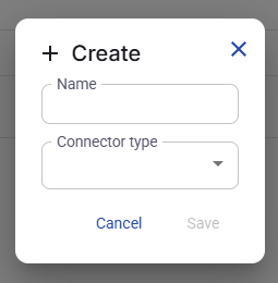 Figure 8. Connectors list.
