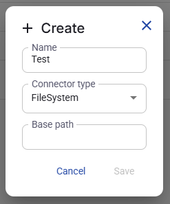 Figure 12. Create MIKE Cloud connector.