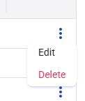 Figure 14. Connector row context menu.