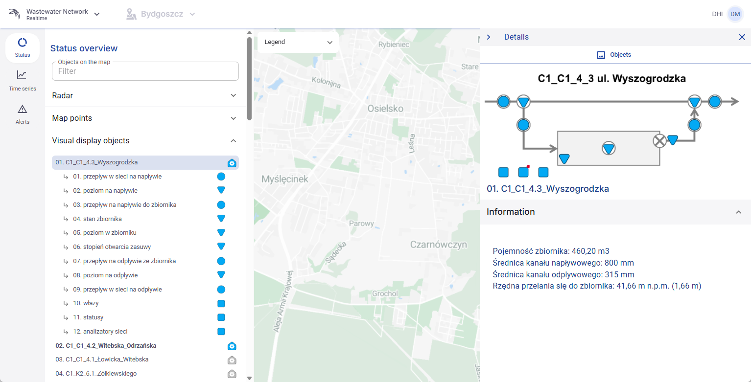 Figure 67. Visual display object details with the uploaded image and object note.
